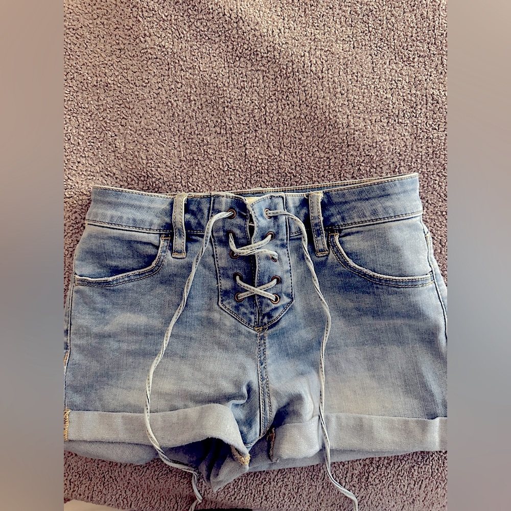 PacSun Jean Shorts with Tie Detailing Size 24